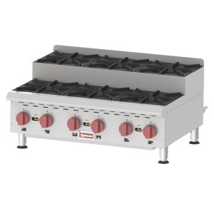 36-inch Commercial Oven Natural Gas Range with 6 Burner-211,000